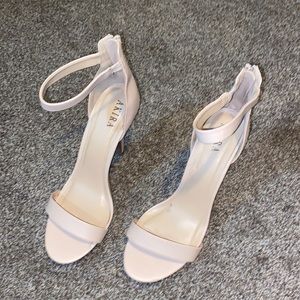 Akira open toe heels